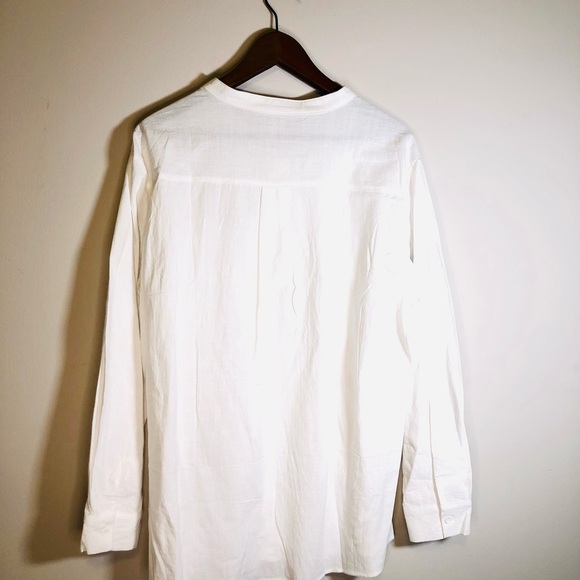 NWOT White Long Sleeve Men’s Tunic. Size XLarge - Picture 6 of 7